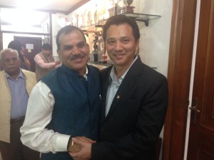 Dr Chandra Pal Singh Yadav and CEO Tashi Wangdu